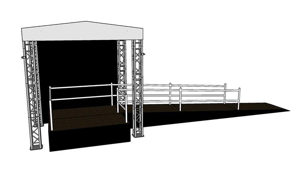 Mini Stage 1 with accessinility ramp